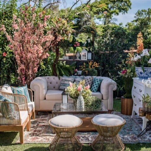 Só porque a gente ama uma decoração ao ar livre! E quando ela é na praia, melhor…