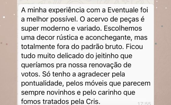 Tem pessoas que sabem mudar o nosso dia para melhor!  Muuuuuito melhor…

A @na…