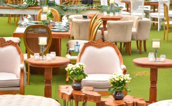 A mistura de mobiliário é muito importante para trazer personalidade ao casament…