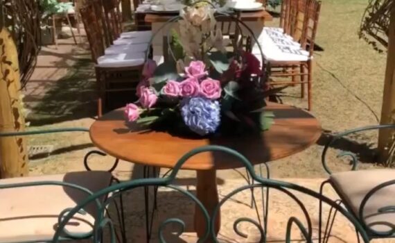 A Sarah contou pra gente que a maior lembrança da sua infância era a parreira do…