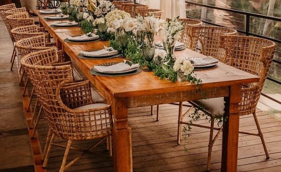 Madeira e rattan são materiais nobres, atemporais e harmônicos, que sempre valorizam os ambientes! 
Você pode …